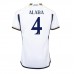 Günstige Real Madrid David Alaba #4 Heim Fussballtrikot 2023-24 Kurzarm